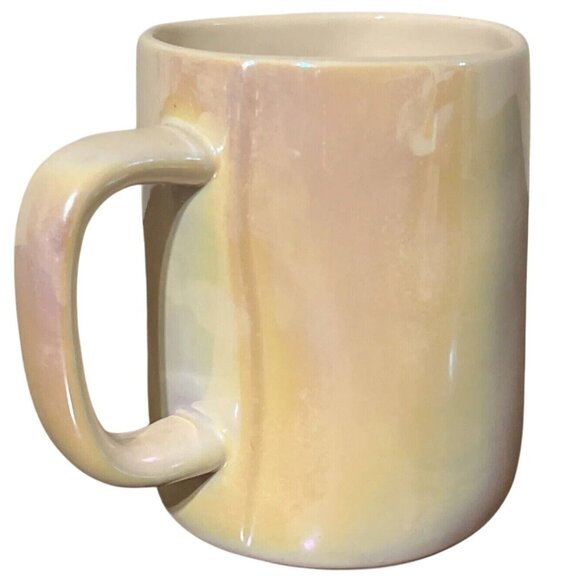 Rae Dunn Iridescent Valentine's Day "BE MINE" Coffee Tea Mug - Picture 3 of 6